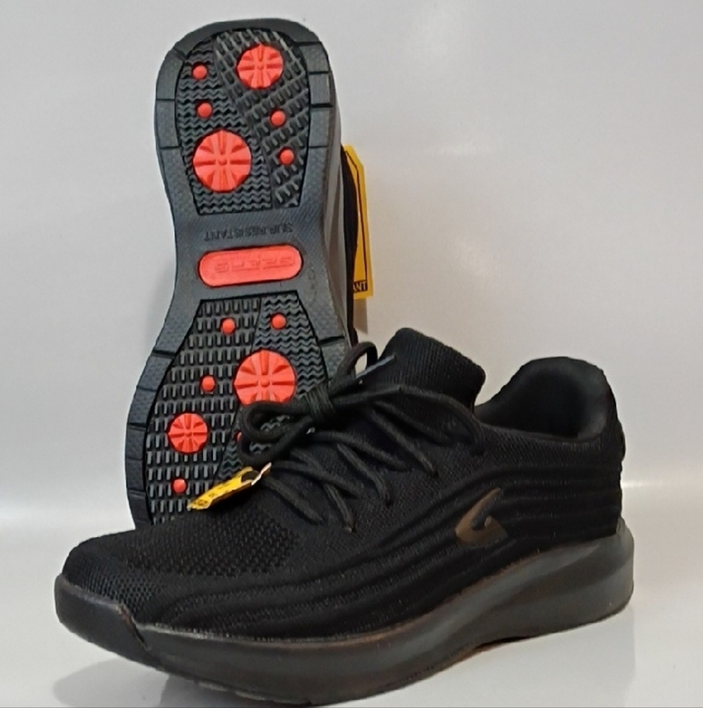 Black Work Comfort Foam Shoes Slip-Resistant Women's Sz 8